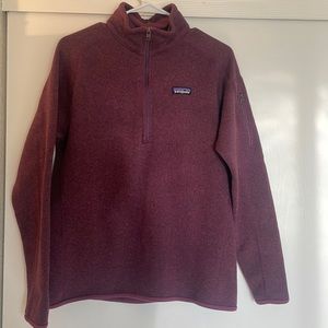 Patagonia Maroon Half-Zip Size L